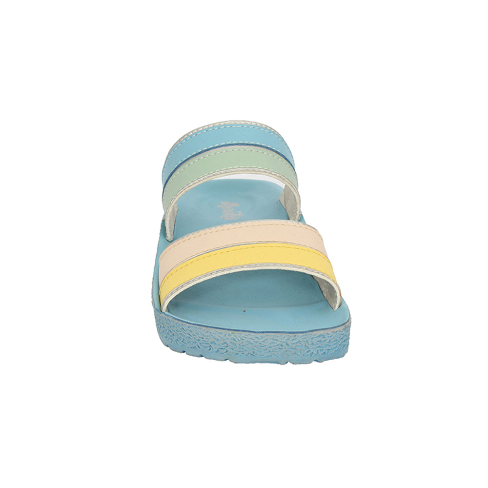 Aerokids Girls Slippers #KG53 - SKY BLUE