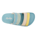 Aerokids Girls Slippers #KG53 - SKY BLUE