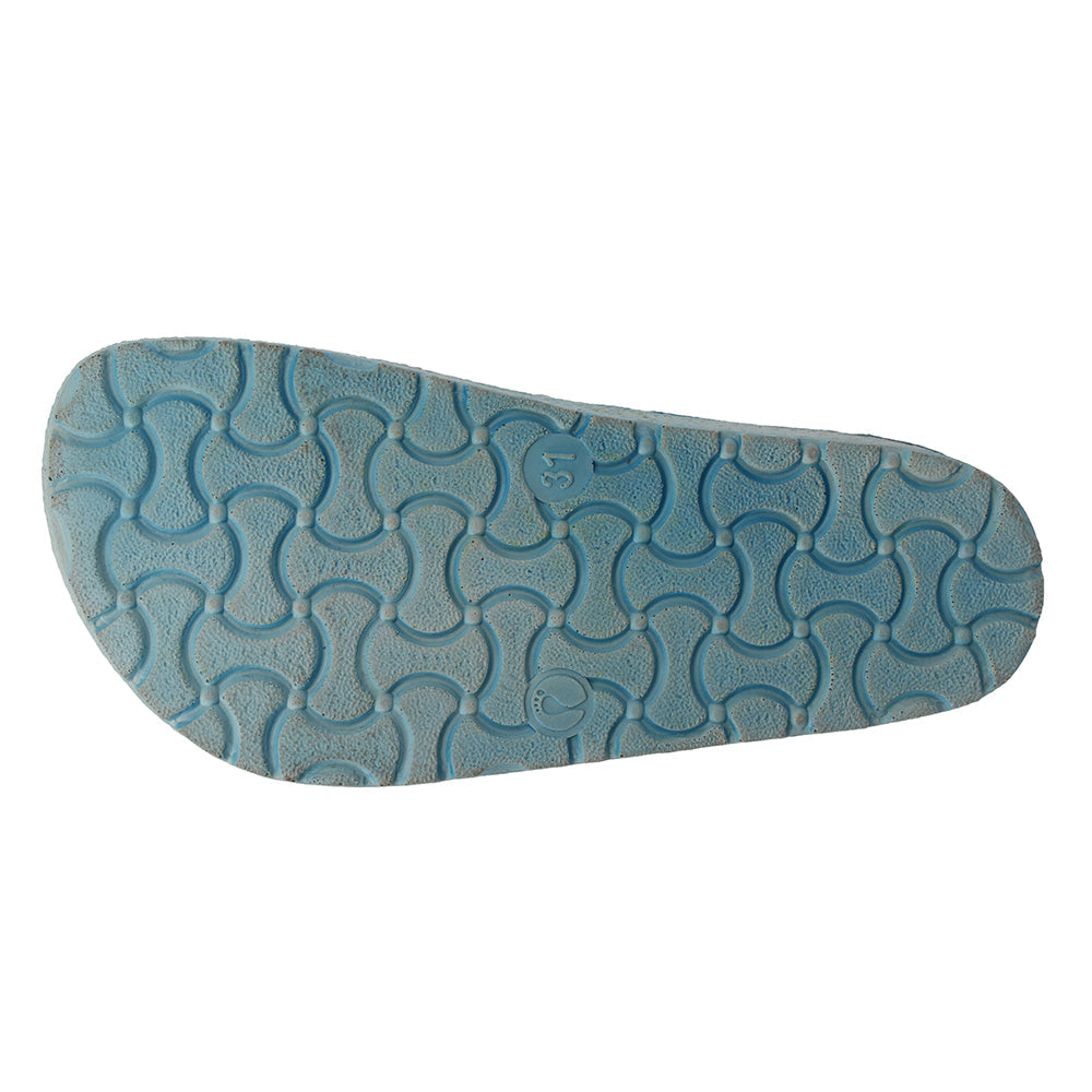 Aerokids Girls Slippers #KG53 - SKY BLUE