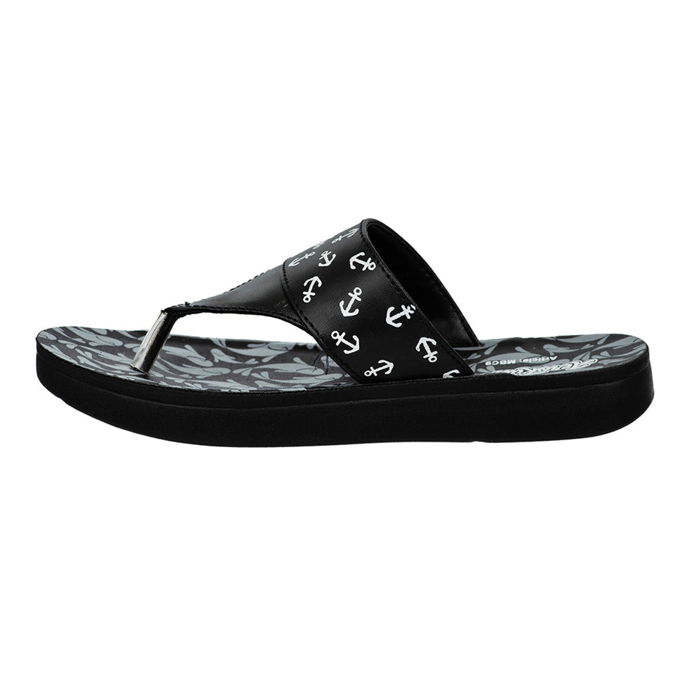 Aerokids Girls Slipper #MBC9 - BLACK