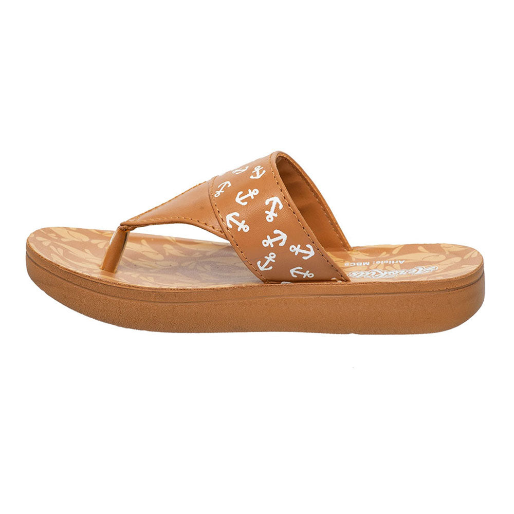 Aerokids Girls Slipper #MBC9 - TAN