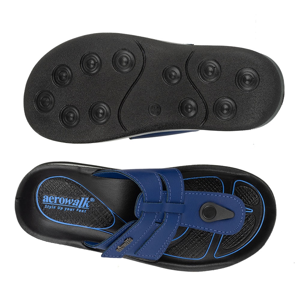 Aerowalk Women Slipper #1312 - BLUE