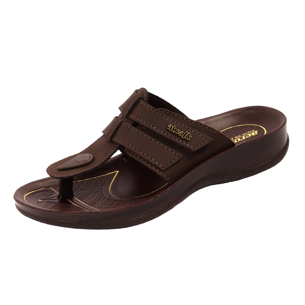 Aerowalk Women Slipper #1312 - BROWN