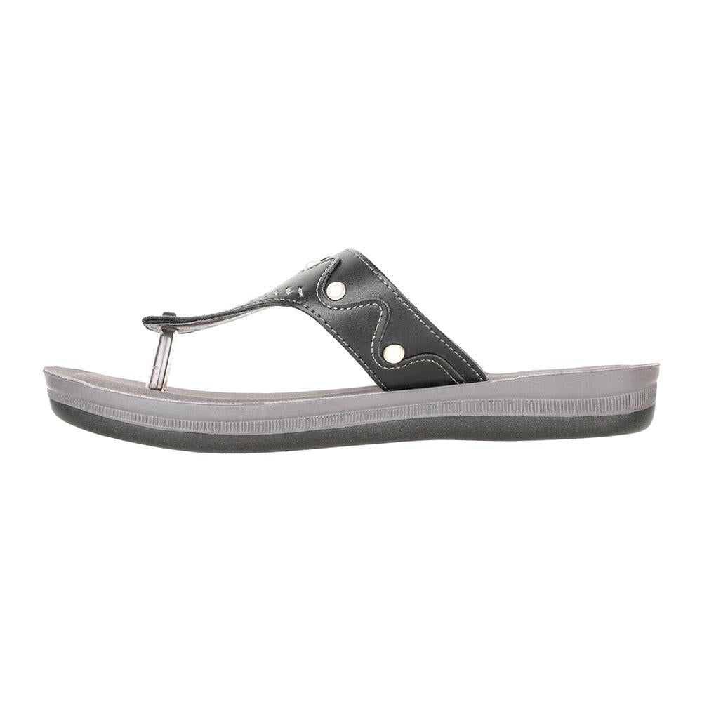 Inblu Women Slipper #BA24 - BLACK