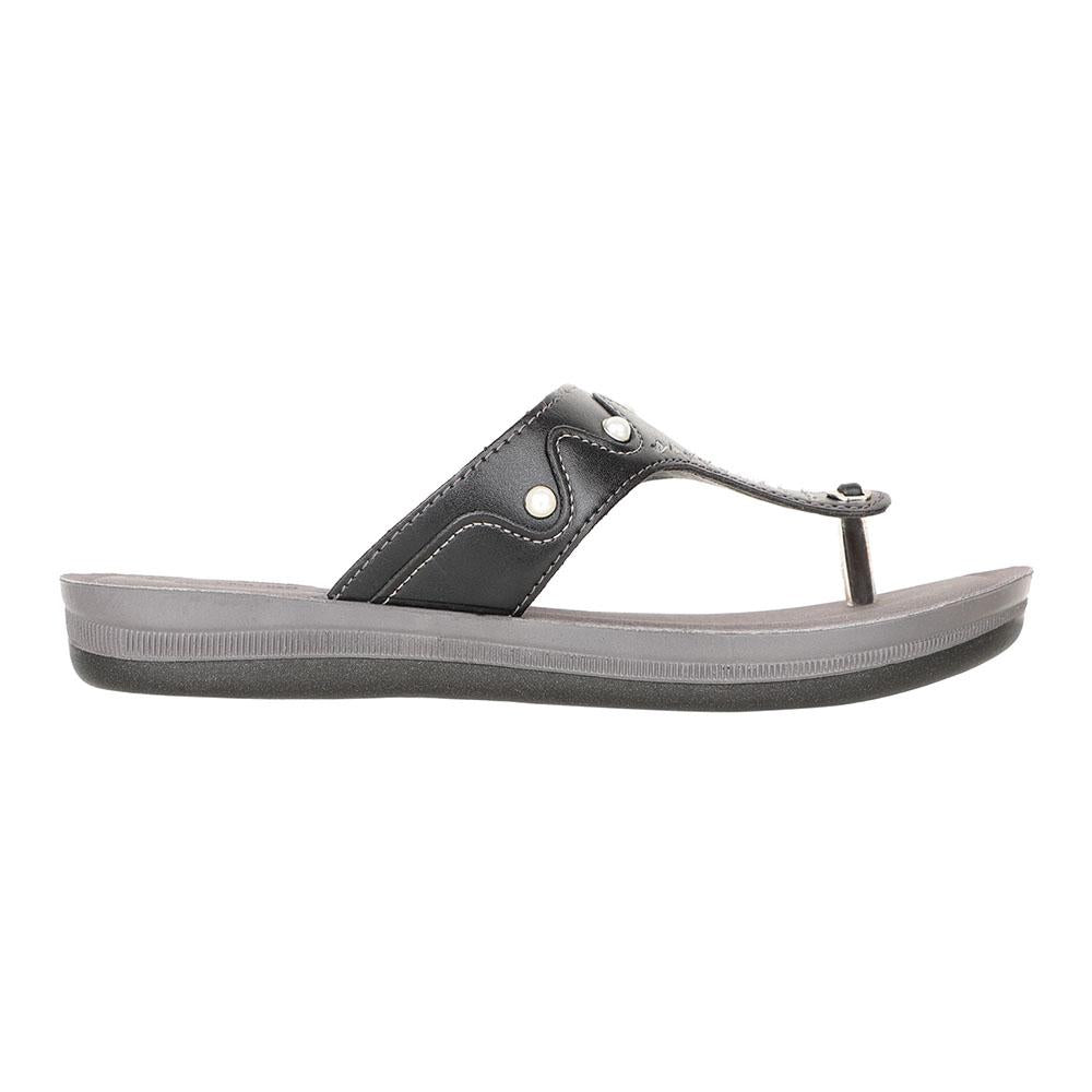Inblu Women Slipper #BA24 - BLACK