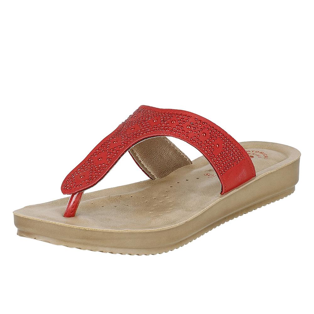 Inblu Women Slippers #BM75 - RED