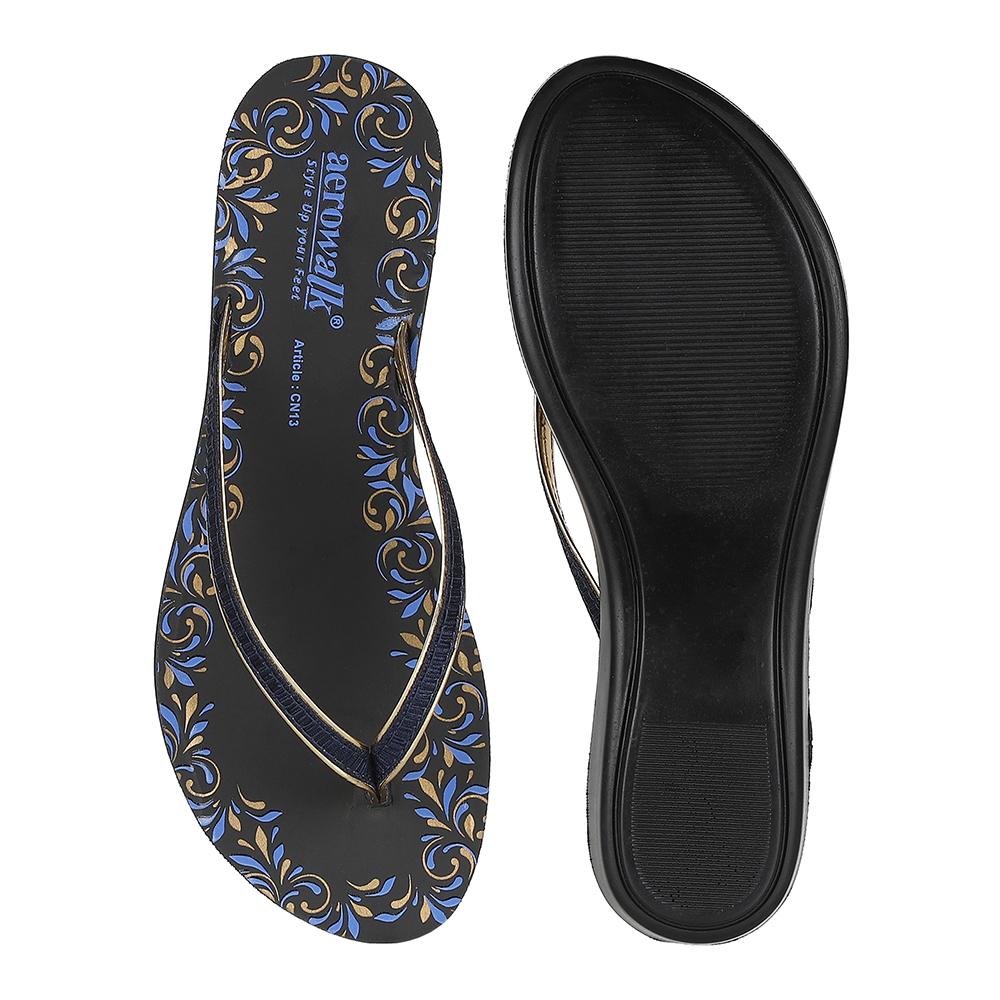 Aerowalk Women Slippers #CN13 - BLUE
