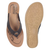 Aerowalk Women Slipper #CO32 - BROWN