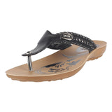 Aerowalk Women Slipper #CO52 - BLACK