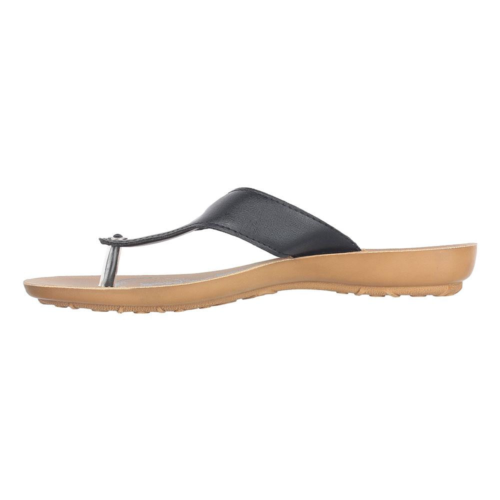 Aerowalk Women Slipper #CO52 - BLACK