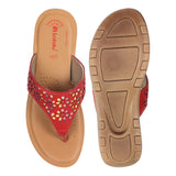 Inblu Women Slipper #CR01 - RED