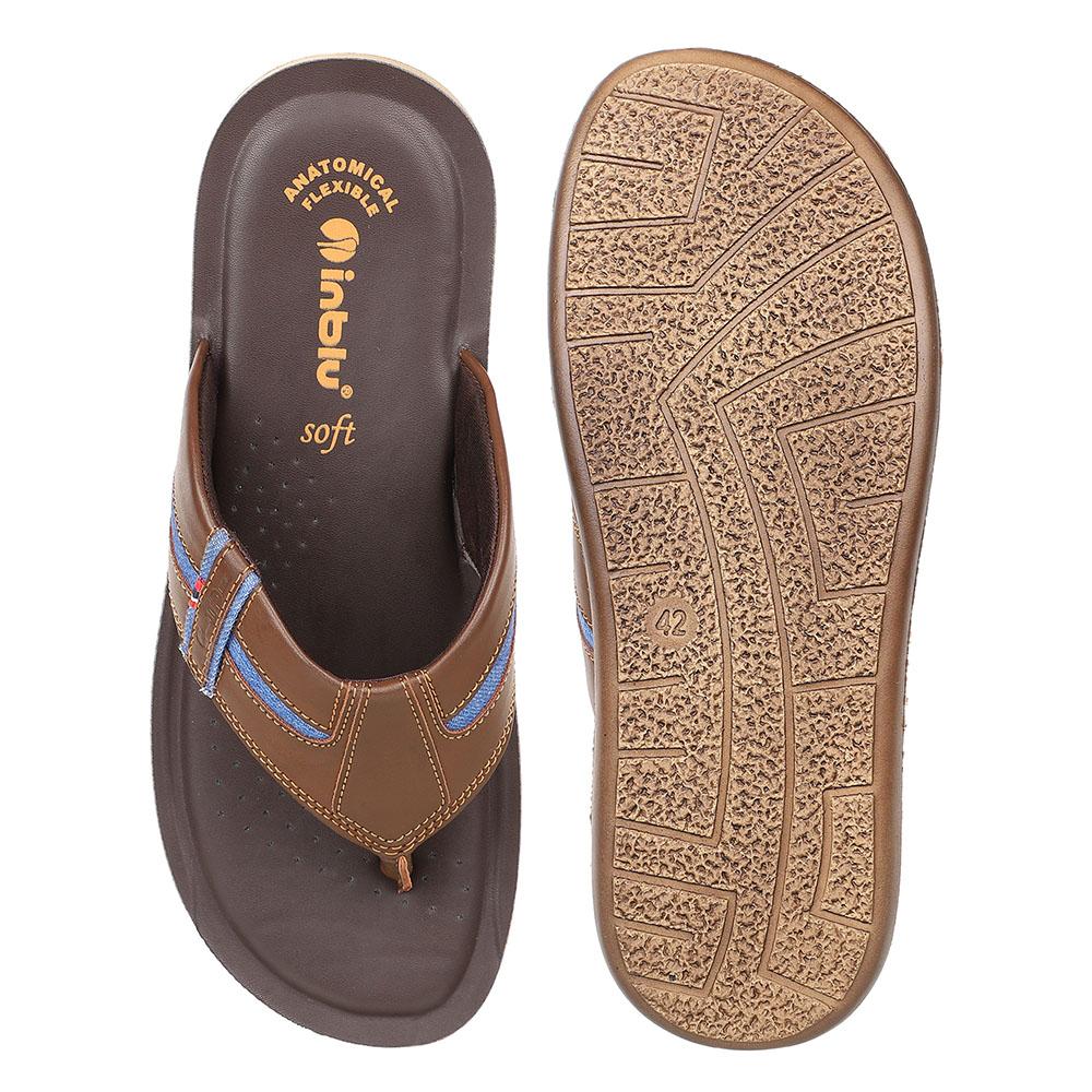 Inblu Men Slipper #DA26 - BROWN