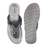 Aerowalk Women Slipper #DI15 - BLACK