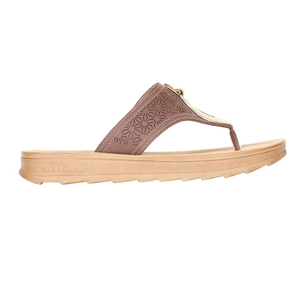 Aerowalk Women Slipper #DI58 - BROWN