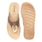 Aerowalk Women Slipper #DI58 - BROWN