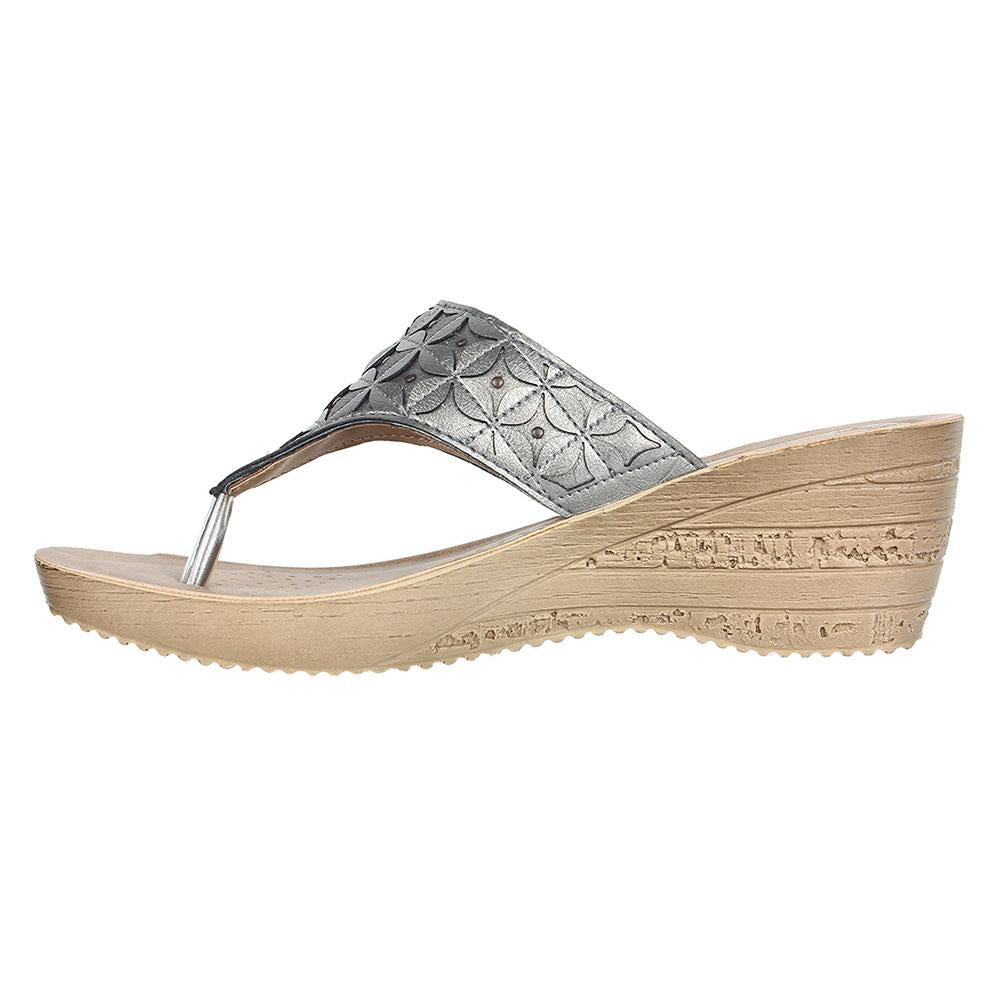 Inblu Women Slipper #GZ37 - GUN METAL