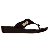 Inblu Women Slipper #91J3 - BLACK & BEIGE