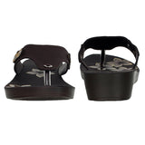 Inblu Women Slipper #91J3 - BLACK & BEIGE