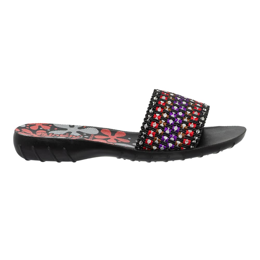 Inblu Women Slipper #38B5 - BLACK
