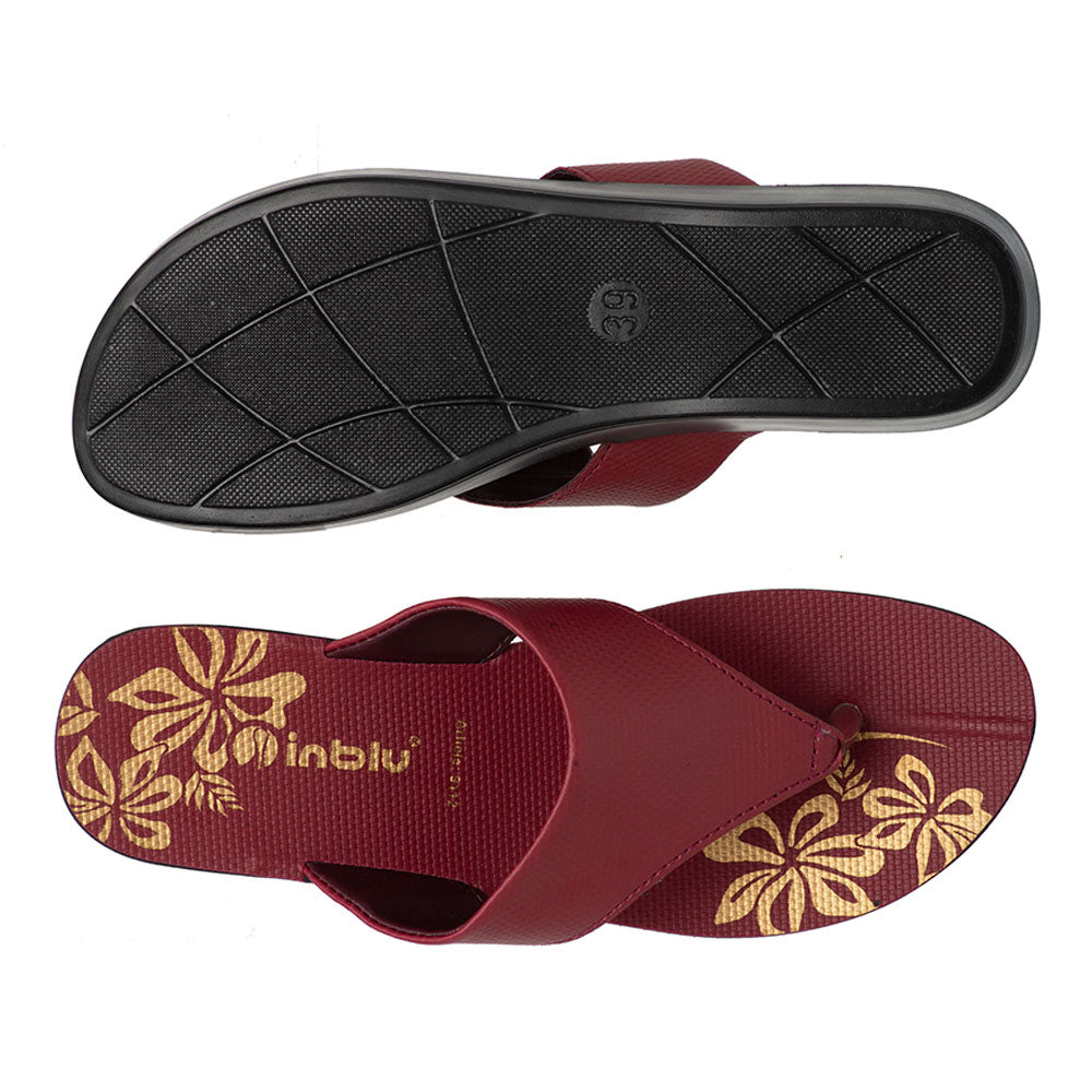 Inblu Women Slippers #9112 - MAROON