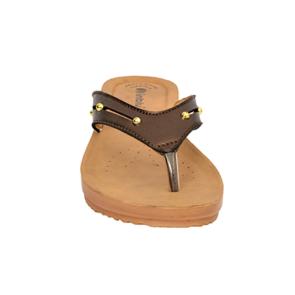 Inblu Women Slippers BMP1 BRONZE The Condor Trendz Store