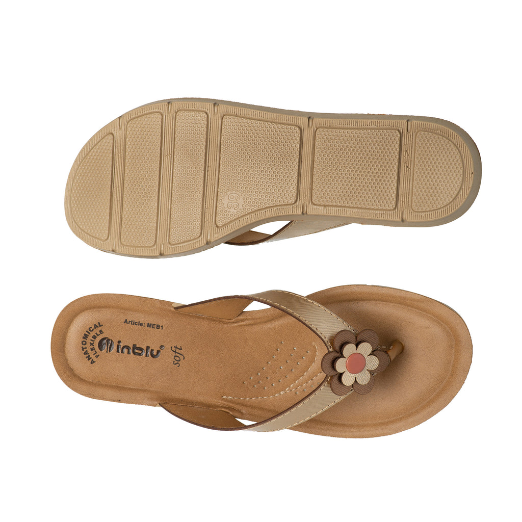 Inblu Women Slippers #MEB1 - GOLD