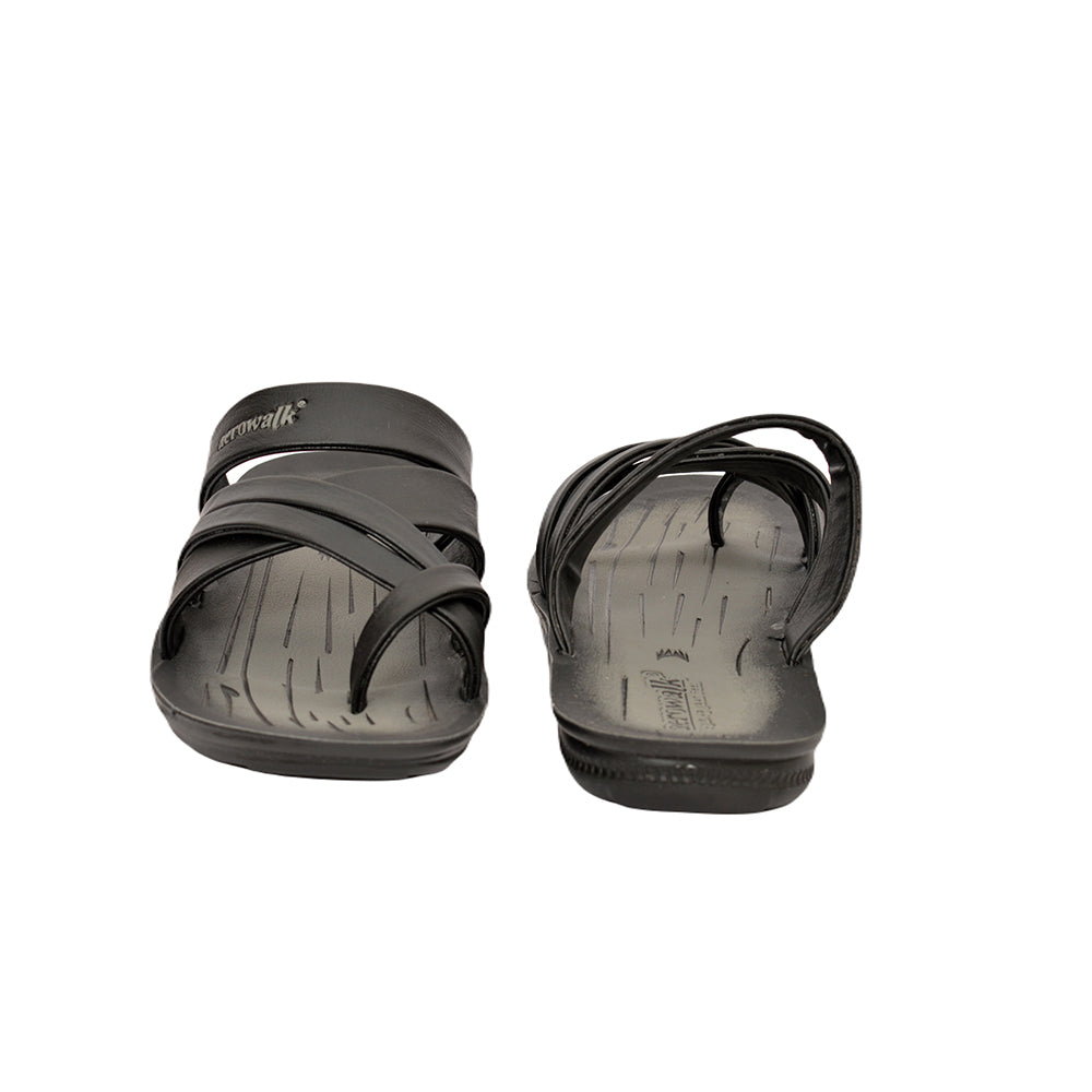 Aerowalk Men Slippers #AK01 - BLACK