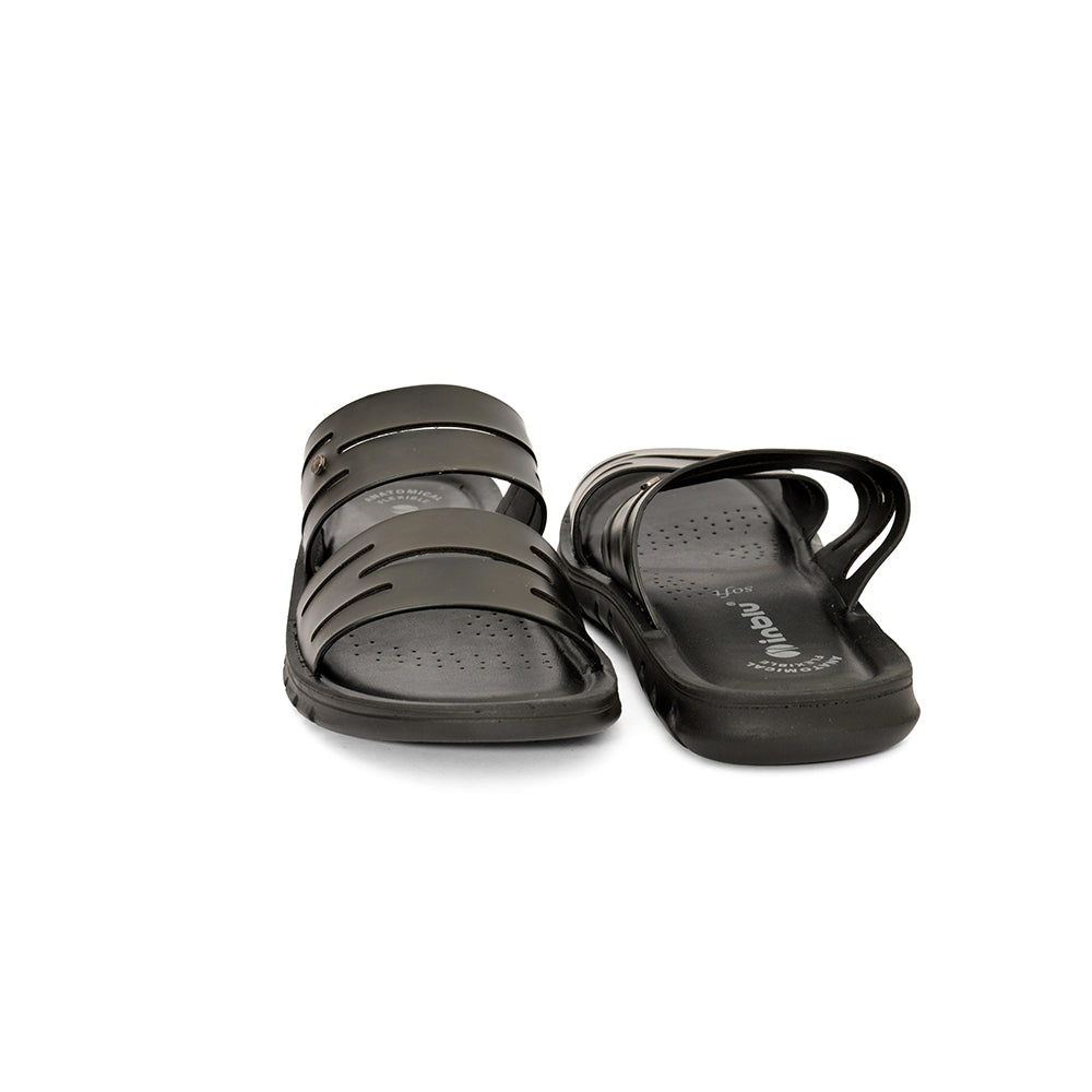 Inblu Men Slippers #MM04 - BLACK