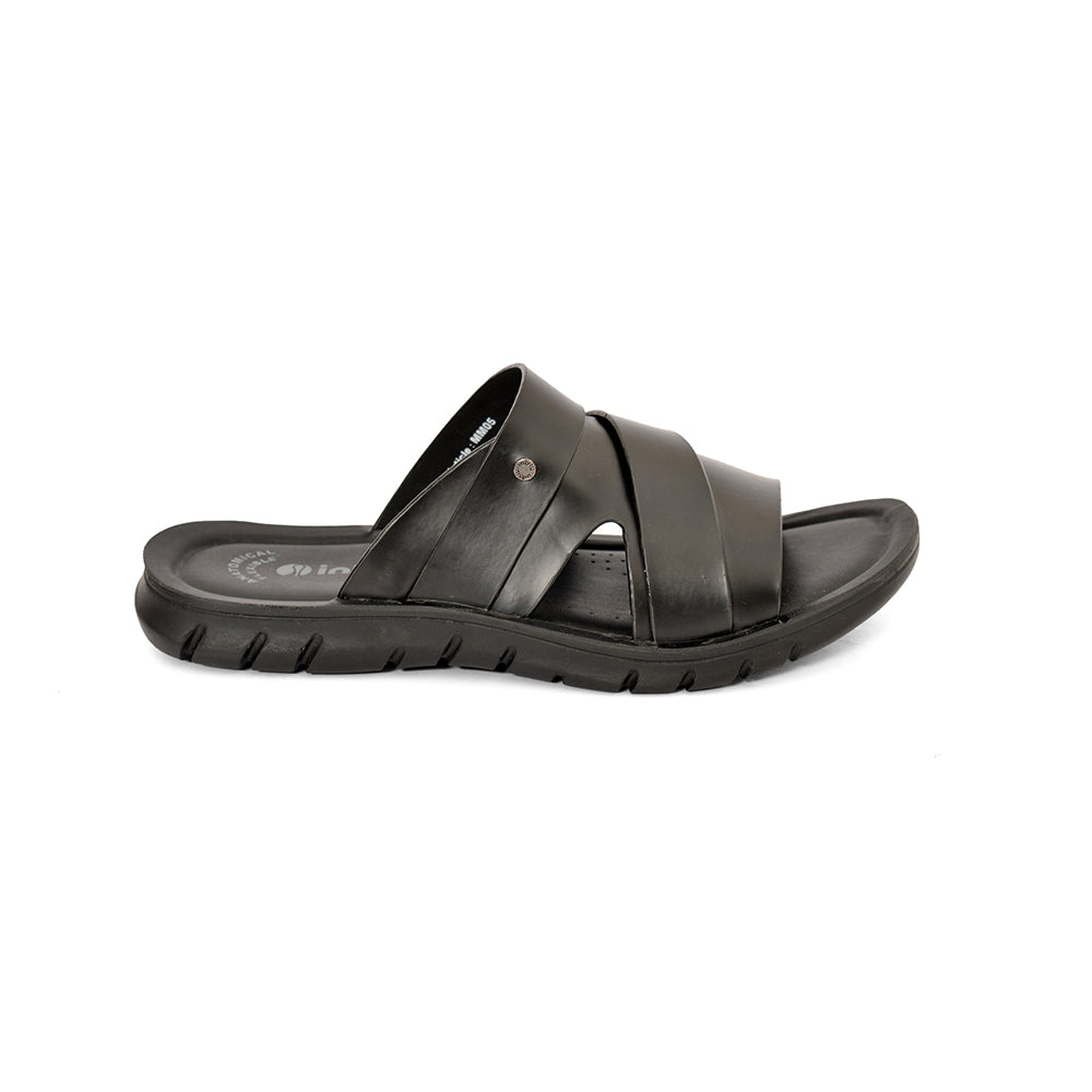Inblu Men Slippers #MM05 - BLACK