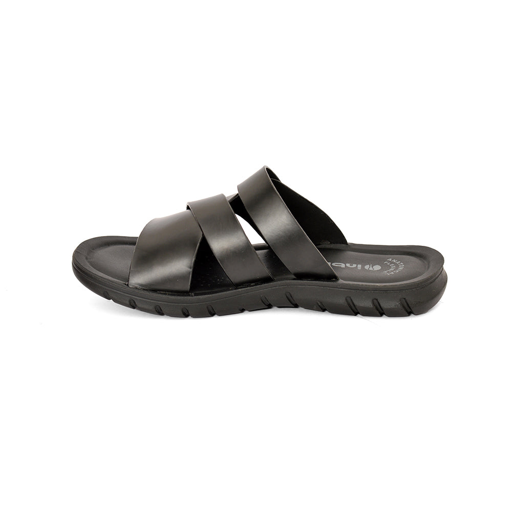 Inblu Men Slippers #MM05 - BLACK