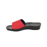 Aerowalk Women Slippers #0440 - RED & BLUE