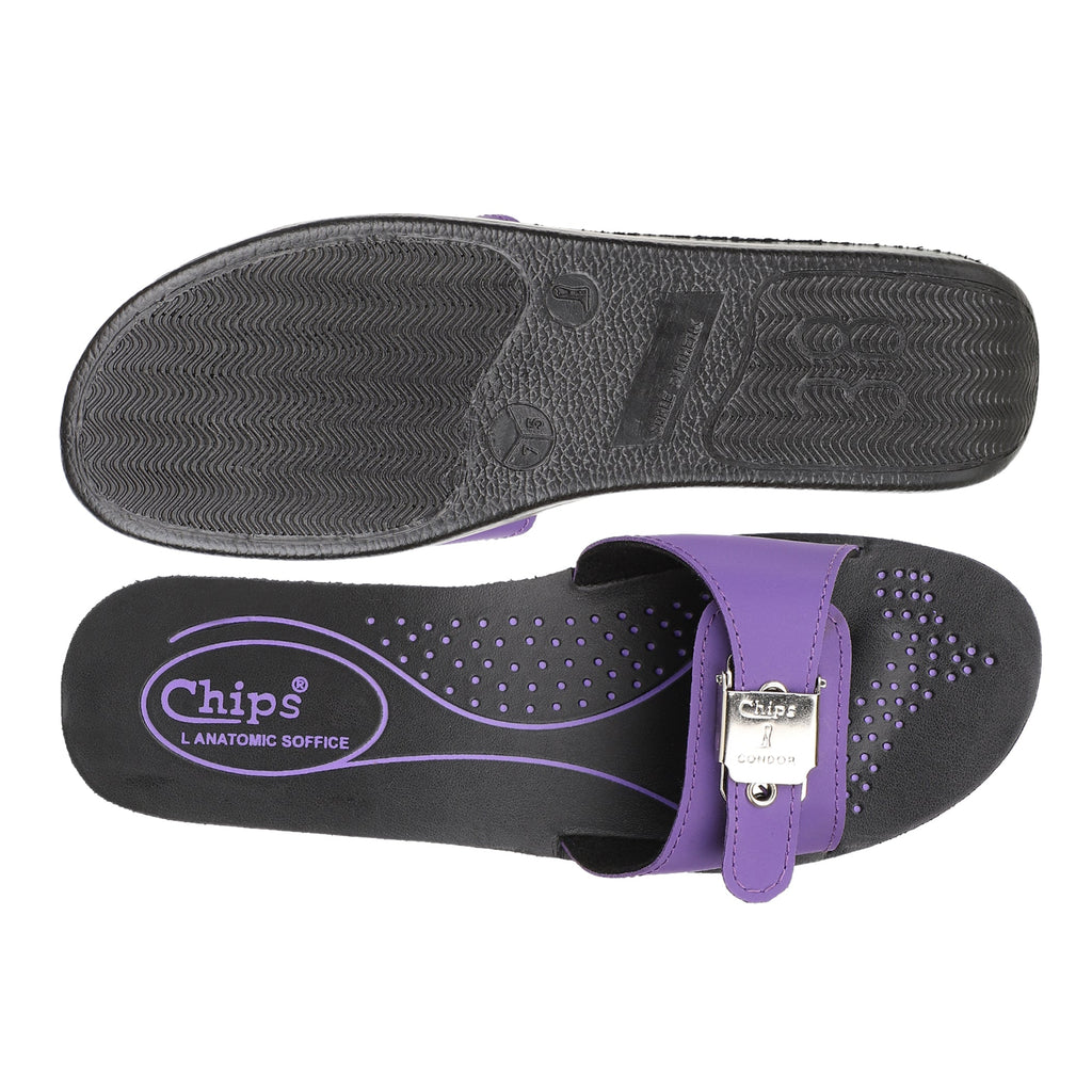 CHIPS Women Slipper #0702 - PURPLE