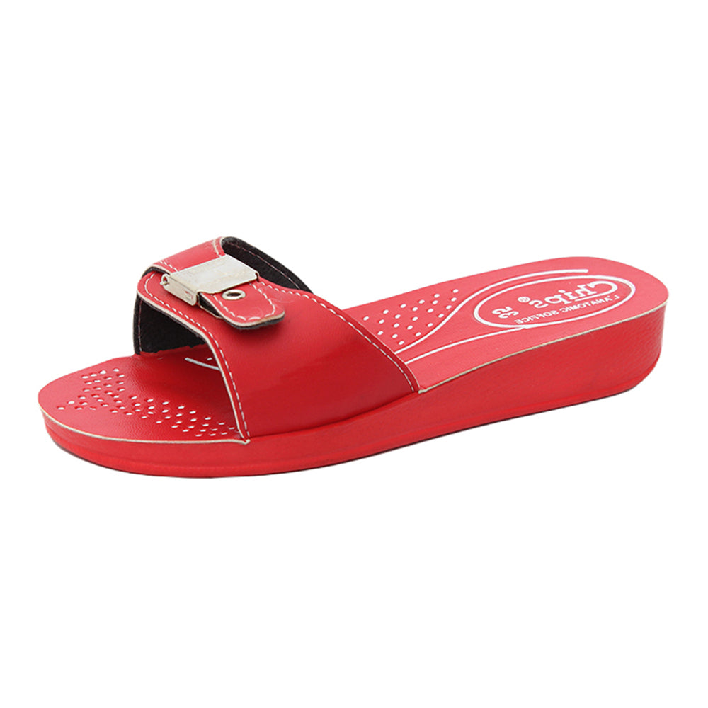 CHIPS Women Slipper #0702 - RED
