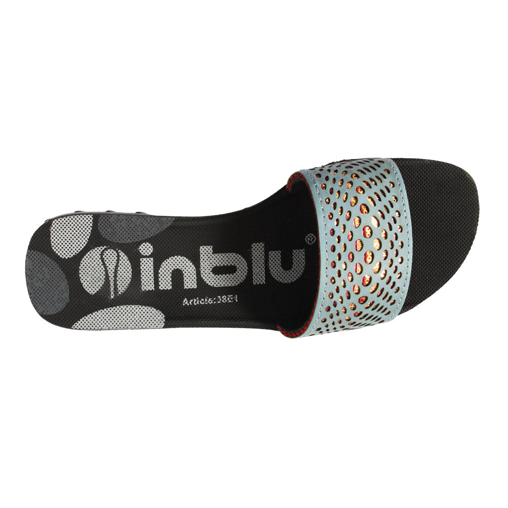 Inblu Women Slipper #38E1 - TEAL BLUE