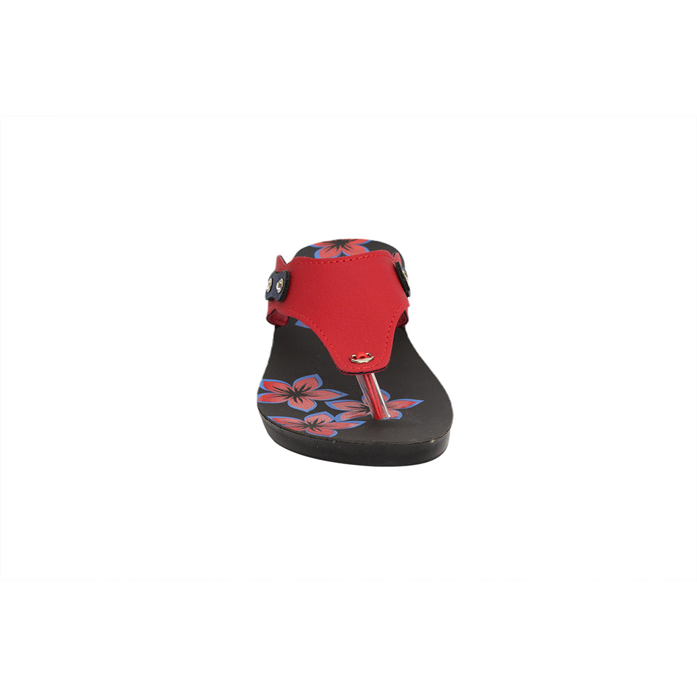 Inblu Women Slipper #91J3 - RED & BLUE