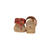 Aerowalk Women Slippers #9213 - CHERRY & GOLD