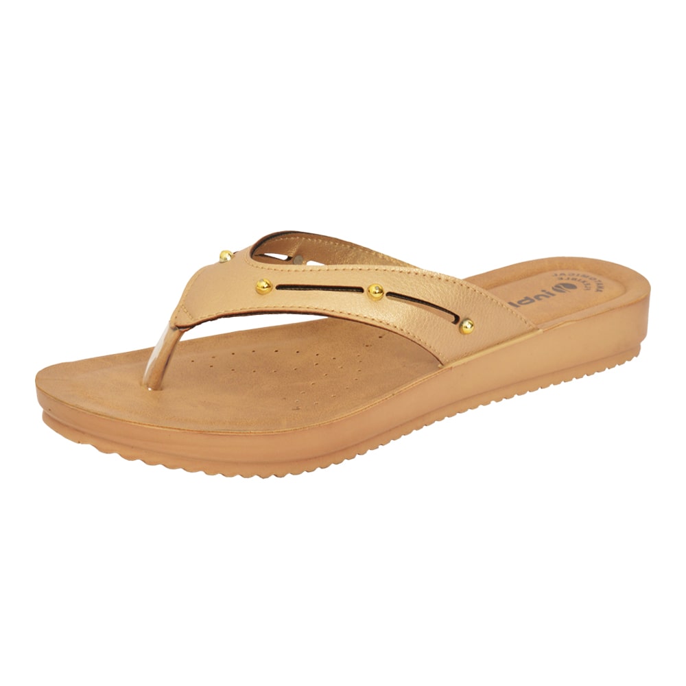 Inblu Women Slippers #BMP1 - GOLD