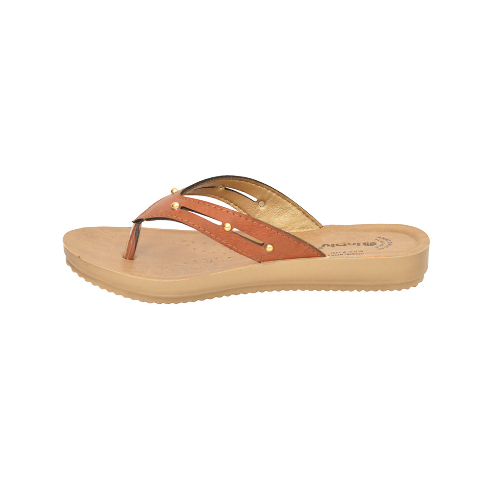 Inblu Women Slippers BMP1 TAN The Condor Trendz Store