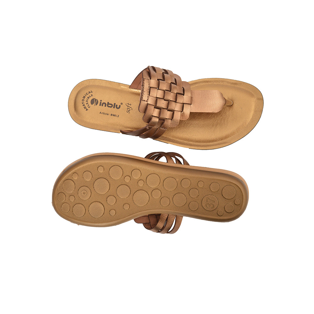 Inblu Women Slippers #BWL2 - COPPER