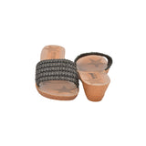 Aerowalk Women Slippers #HU56 - BLACK