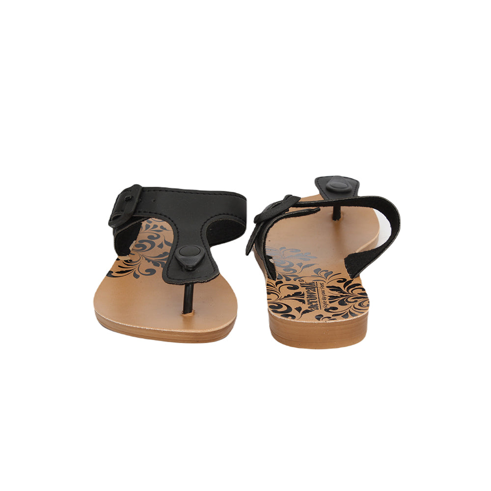 Aerowalk Women Slippers #IRD7 - BLACK
