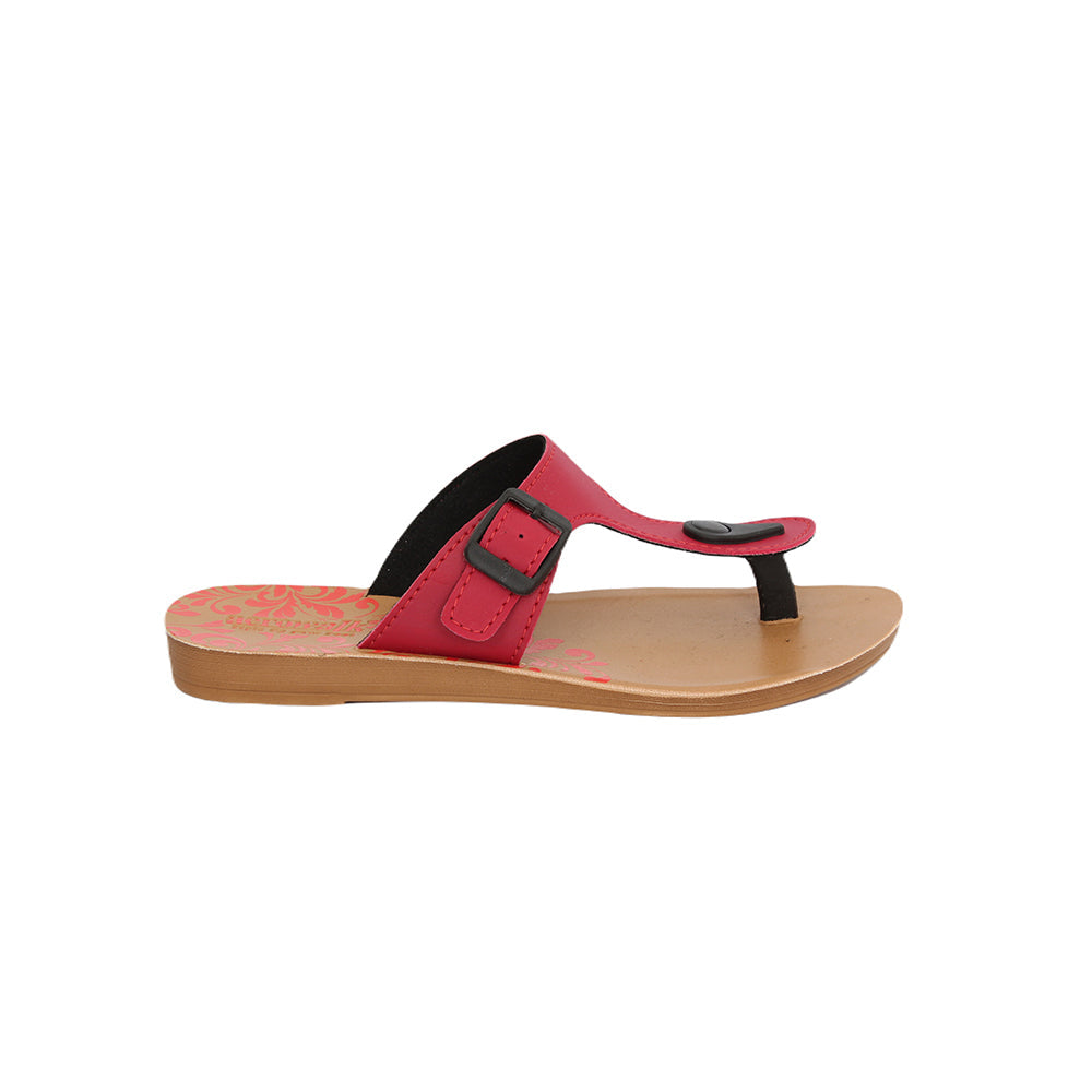 Aerowalk Women Slippers #IRD7 - RED