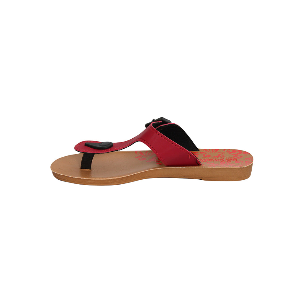 Aerowalk Women Slippers #IRD7 - RED