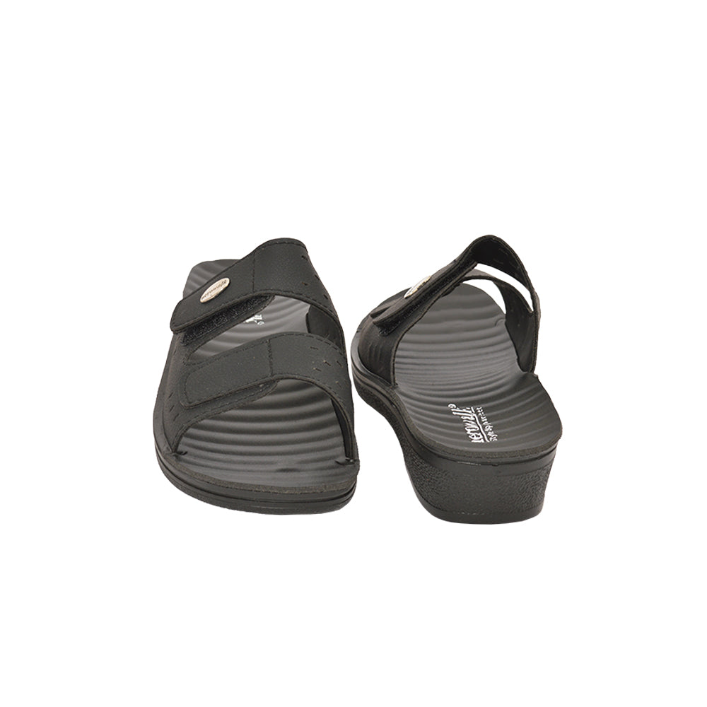 Aerowalk Women Slippers #WN02 - BLACK