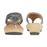 Inblu Women Slipper #JF15 - GUN METAL