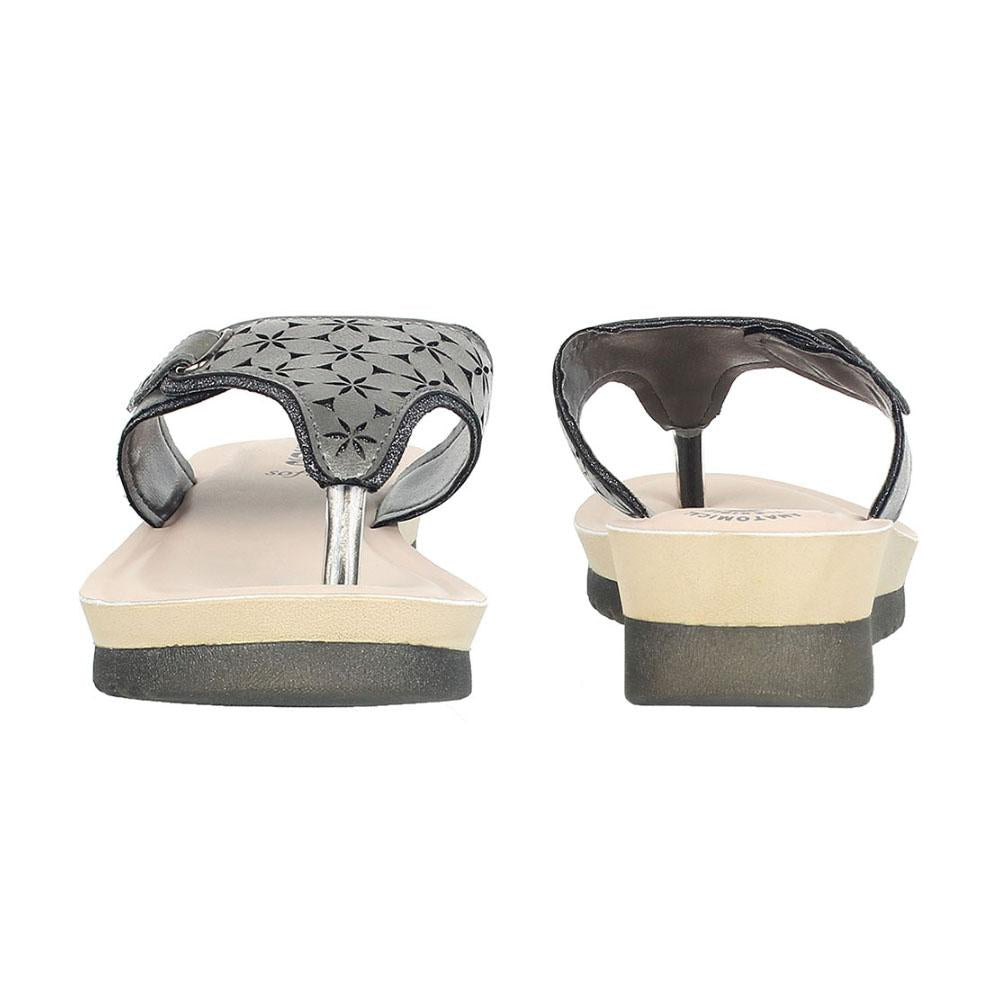 Inblu Women Slipper #LF01 - GUN METAL