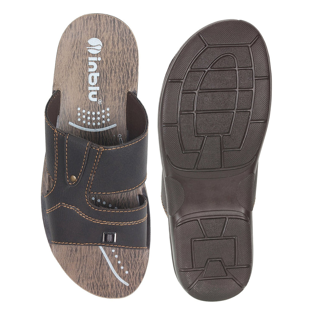 Inblu Men Slipper #LN05 BROWN – The Condor Trendz Store