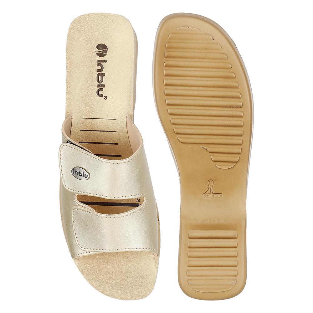 Inblu Women Slip-ons #MR60 - GOLD