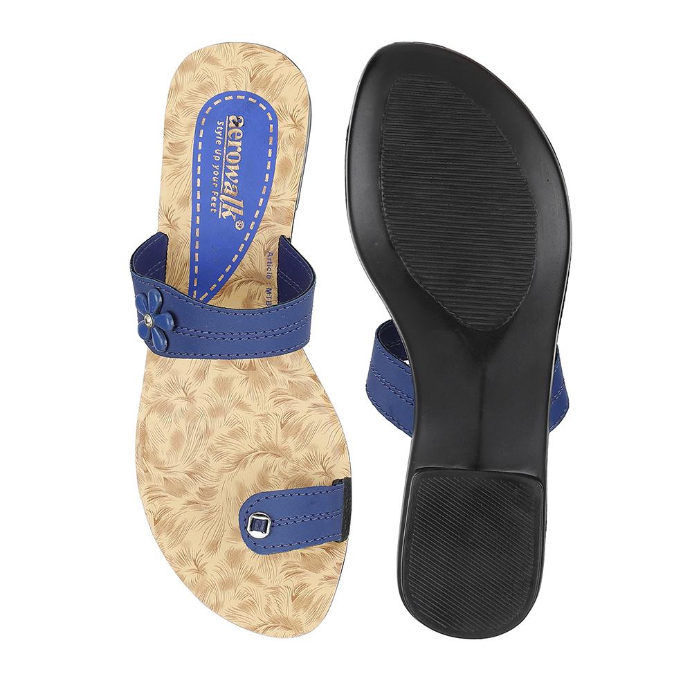 Aerowalk Women Slippers #MTB9 - BLUE
