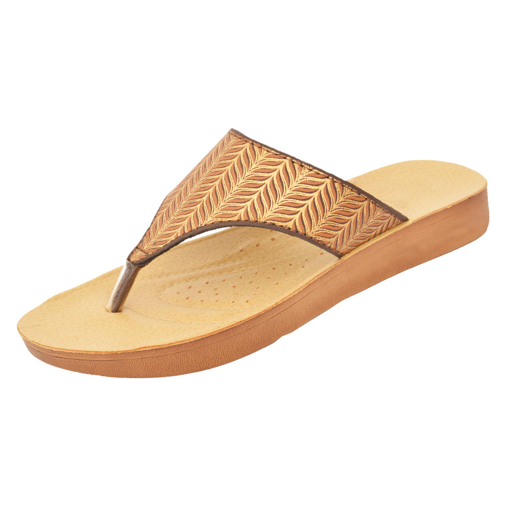 Aerowalk Women Slipper #MZJ8 - BROWN